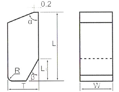 Carbide Saw Tips For TCT Saw Blade